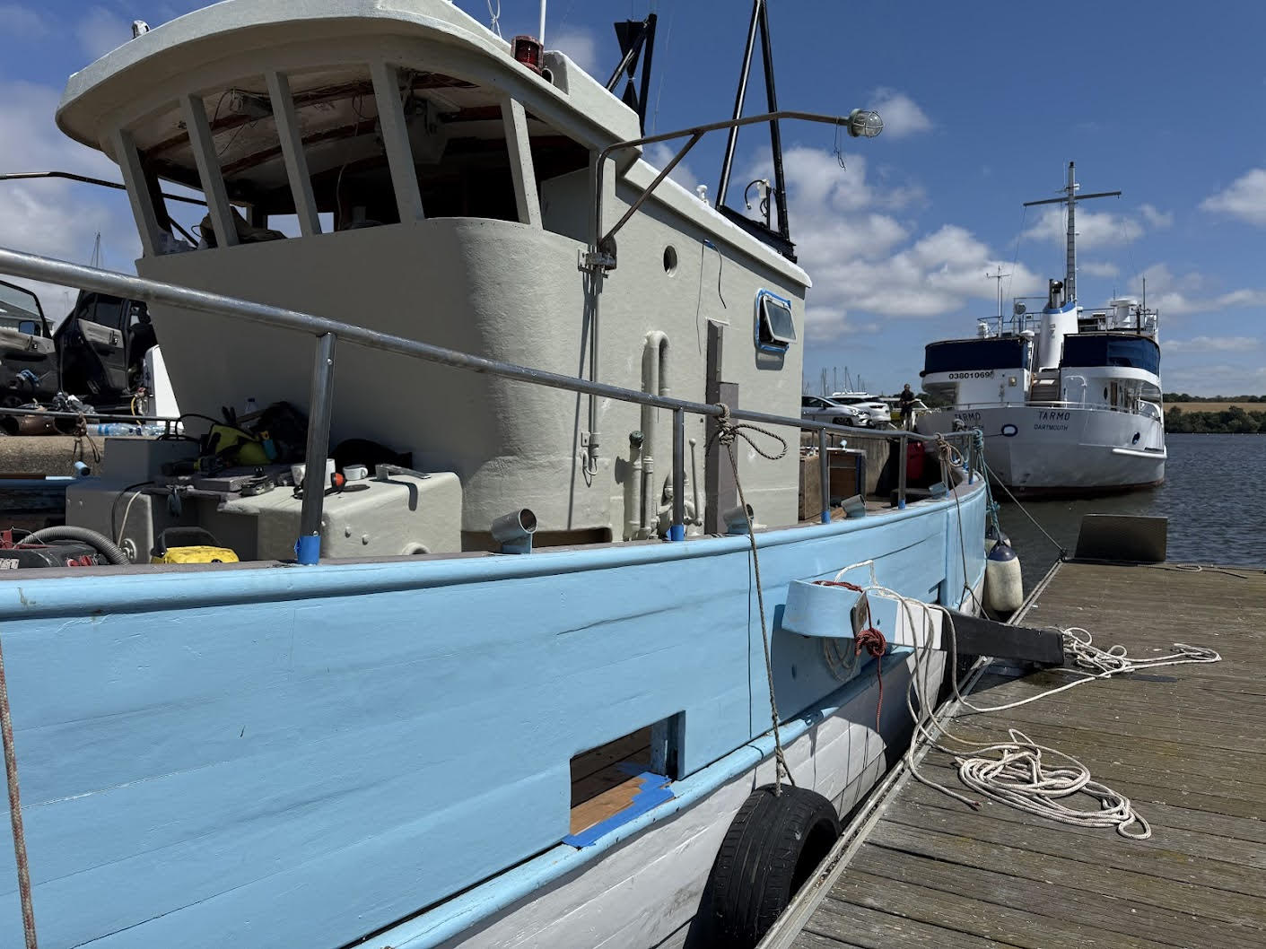 Bateau au ponton